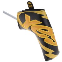 PU Golf Club Heads Headcover Protection Covers Yes-Printed Embroidery Golf Putter Head Cover Fit All Blade/ Anser Style Putters