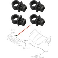 Hood Prop Rod Anchor Clip Grommet For Nissan Sentra 2007 2008 2009 2010 2011 2012 / For Nissan Quest 2004-2008 65773-5Z010