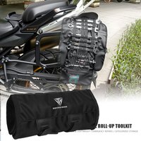 Motorcycle Riding Tool Bag Large Wrench Roll Up Portable Pouch Bag Folding Storage Bag