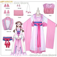 The Apothecary Diaries Lishu Riishu Cosplay Defei Costume Wig Hanfu Dress Anime High Consort Roleplay Women Ancient Suit Girls