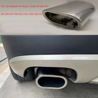Stainless Steel Car Muffler Exhaust System For Bmw 3 Series X1 E84 E87 E81 E90 E91 E92 E93 318i 318d 320i X3 Tail Tip