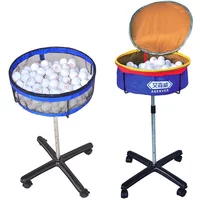 Table tennis Training Device Dedicated Multi-ball Basket Collector Set Moving Multi-ball Storage Basin Tennis Accessories
