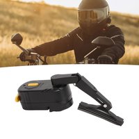 Electric Helmet Wiper Motorcycle Helmet Wiper Mini 2 Speed Retractable Waterproof Windshield Wiper for Motorcycle Scooter Helmet