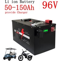 96V 50Ah 80Ah 100Ah 150Ah Lithium ion Battery with Bluetooth BMS 26S for 3000W 5000W 9000W Four Wheeler Sightseeing Vehicle