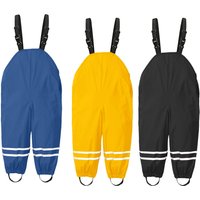Toddler Kids Boys Girls Rain Dungarees Windproof Waterproof Mud Jumpsuit Clothes One piece rain pants waterproof and breathable