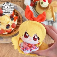 Game Anime Aikatsu! Series Hoshimiya Ichigo 10cm Cartoon Figure Idol Stuffed Pillow Dress Up Keychain Pendant