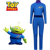 Toy Story Alien Jumpsuit Bodysuit Cosplay Costumes Anime Character Halloween Party Performance Costume for Boys and Girls
