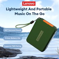 Choice Lenovo HD108 Portable Bluetooth Speaker Spatial Surround Sound Loudspeaker RGB Lighting Long-Lasting Outdoor Subwoofer