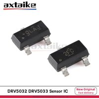 5PCS DRV5032 DRV5033 DRV5032FCDBZR DRV5033AJQDBZR SOT-23 1M7W 2FC +QLAJ 1J72 SMD Digital All Pole Switch Hall Effect Sensor IC
