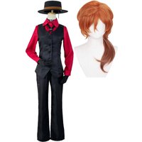 Men Anime Bungo Stray Dogs Beast Nakahara Chuuya Cosplay Costume Or Wig