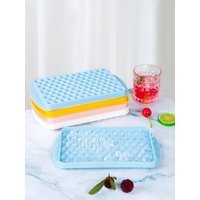 1pc Silicone Ice Cube Mold 104 Cube Ice Trays Food Grade Maker Kitchen Household Stackable Ice Trays With Covers