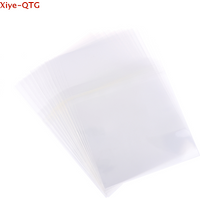 Hot!50Pcs Transparent Resealable CD Bags Plastic Outer Sleeves For CD Tape Vinyl Record Discs Protect Sleeves