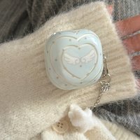 Cute Wings Love Heart Polka Dot Earphone Cover For Samsung Galaxy Buds 3 Pro 2/2Pro Live Core 3 FE Case Silicone Headphone Cases