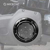 NICECNC Clutch Cover for Harley Softail Standard Custom Deluxe Deuce 99-11 Dyna Fat Bob Street Bob Wide Glide Super Glide 99-17