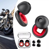 1/2Pairs Sleep Soundproof Earplugs Motorcycle Noise Reduction Earplugs Anti-noise Mute Earplugs Motorcycle Equipment