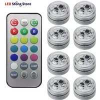 AliExpress NONE Wireless Adhesive LED Car Interior Ambient Light Remote Control Decoration Auto Roof Foot Atmosphere Lamp Bicycle Tail Light