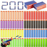 7.2cm 200pcs for EVA Soft Bullets Darts Round Head Refill Sponge Darts Kids Children Toy Gun Bullets for EVA N-Strike Blasters
