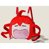 Anime Kasane Teto Cosplay Bag Backpack Kawaii Plush Shoulders Bag Transparent Knapsack Accessories Prop Gift