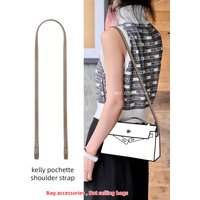 Handmade a leather shoulder strap for Hermes kelly pochette Bag strap Accessories swift Length Strap Accessories for handbags