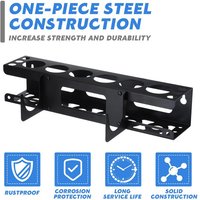 New Caulk Tube Holder Metal Grease Tube Rack Wall Mounted Sealant Organizer Hand Caulking Tube Rack Caulking Tool Organizer