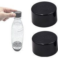 2-Pack, Sparkling Water Bottle Caps, Carbonating Bottles Lid, Soda Machine Water Bottle Cap