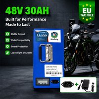 48V 30AH 18650 Lithium-Akku-Pack Volle Kapazität Hochleistungs-Akku Schneller Luftversand für 250W-2000W E-Bike-Motor