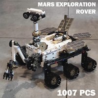 MOC Science Technical Mars Exploration Rover Model Building Blocks Bricks Kits RC Programming APP Educational Toys for Kids Gift