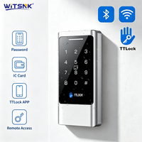 Système de contrôle d'accès intelligent Bluetooth TTLock pour 1000 utilisateurs, carte IC, NFC, clavier tactile, étanche IP66, système de sécurité extérieur, boîtier métallique