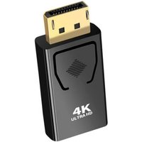 DisplayPort to HDMI-Compatible Adapter 4K/1080P DP to HDMI Adapter Male to Female Video Audio Converter For PC Laptop Projector