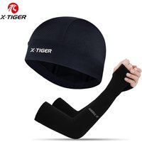 AliExpress X-TIGER Summer Cycling Cap Sun Protection Sleeves Sports Arm Protectors Cycling Hats Caps Bicycle Sleeves Combo Pack