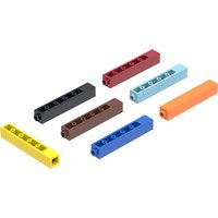 WANGE 2453 100g/49PCS Hole 5 High Building Blocks Moc Color Accessories Compatible with Brick DIY Spare Parts Toy Gift