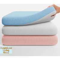 【Memory Foam Ice Silk Elastic Fabric Seat Cushion Soft Chair Pad Car Seat Pad For Long Sitting Lumbar Support Pain Relief】