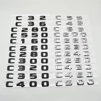 3D ABS Car Logo C43 C63 C55 C200 C250 C280 C320 C350 C420 C550 C220 for W203 W204 W205 Cear Rear Trunk Letters Badge