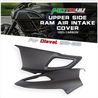 For Ducati Diavel 2011 2012 2013 2014 2015 2016 2017 100% Carbon Fiber Motorcycle Upper Side Panels Air Intake Covers