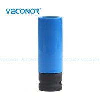 17mm Blue Socket Wrench High Hardness Material Hexgonal Head 1/2 Inch Square Drive for Screws Dismantling