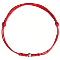 S925 Sterling Silver Bead Red String Anklet, Adjustable Lucky Braided Foot Chain for Women, Holiday Gift with Gift Box