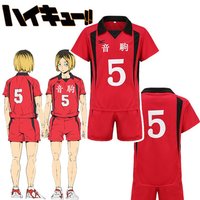Anime Haikyuu Cosplay Costume Nekoma High School Uniform No. 5 Kenma Kozume No 1 Tetsurou Kuroo Volleybal Jersey Sportswear