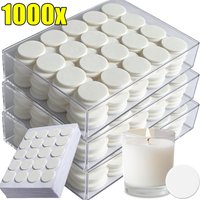 Candle Wick Stickers Double-sided Candle Wick Stickers Fixed Base Foam Tape Heat Resistant Foam Adhesive Candles Making Supplies