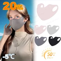 Four Seasons Sunscreen Ice Silk Motorcycle Mask Mask Breathable Washable Hyaluronic Acid 3D Eye Protection Angle UV Protection