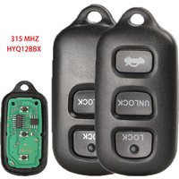 Jingyuqin New Remote Car Key Fob Control 315MHZ HYQ12BBX For Toyota Highlander Camry Solara Corolla Sienna 2002-2007 GQ43VT14T