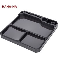 1Pcs Silicone Parts Tray with Tool Stand 155*155mm for 1/18 1/24 1/10 RC Car Boat Airplane Model