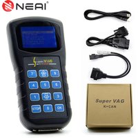 Super VAG K+CAN 4.8 Car Diagnostic Tool OBD2 Scanner Pin Code Reader Mileage Correction For Audi VAG Cars Airbag Reset Scan Tool