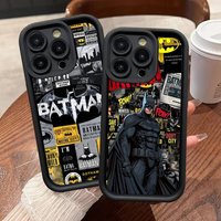 Amine B-Batmans Cool Phone Case For IPhone 16 15 14 Plus 13 12 11 17 Pro Max Pro Soft Cover