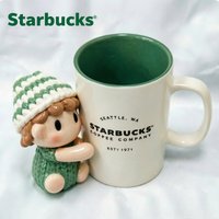 355ml Starbucks Minimalist "Coffee Company" Print Mug, Sturdy White Ceramic, Great Gift for Coffee Lovers starbucks cup
