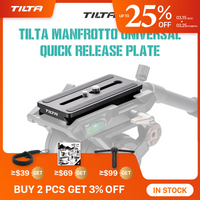 TILTA Tripods Accessories Manfrotto Universal Quick Release Plate Quick Release Plate Tripod Cine Tripod Series TA-UQRP-MF