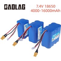 7.4V 4000mAh/16000mah 18650 2S Li-ion Battery XT30 plug/USB for HUINA 580 550 582 583 1580 1583 1580-005 RC toys cars accessory
