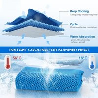 Ultra Soft Cooling Towel Lightweight Instant Cooling Microfiber Towel Multiple Colors Quick Dry Towel Gym Swimming Yoga Beach