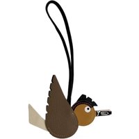 Cowhide Lovely Birdy Bag Charm Flying Bird Hanging Decoration Ornament For Handbag Backpack Car Purse Key Chain Pendant