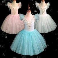 Fashion Children's Day Ballet Dress Kids Tutu Puffy Dance Wear Princess Dresses Girls Summer Performance Clothes Girl Vestidos