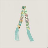 Luxury Style Tassel Silk Scarf Female Decoration Long Bag Ribbon Hair Belt Hot Selling Small Scarves Neck 130x5CM